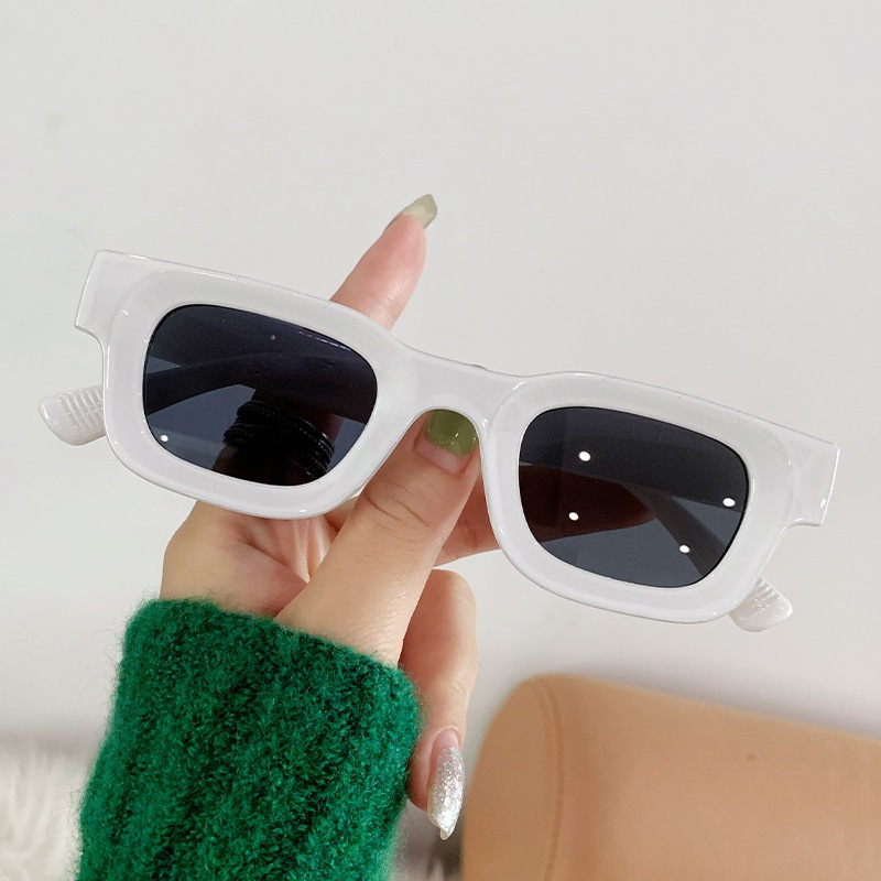 Mắt kính râm mát nữ nam thời trang mắt vuông cá tính chống tia UV400 phong cách Hàn Quốc siêu hot đẹp giá rẻ HANASO 296