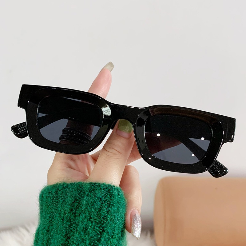 Mắt kính râm mát nữ nam thời trang mắt vuông cá tính chống tia UV400 phong cách Hàn Quốc siêu hot đẹp giá rẻ HANASO 296