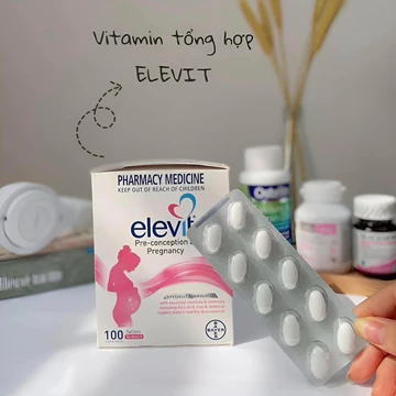 [Date 2028 + Tem Chemist] Elevit Bầu Úc Vitamin tổng hợp cho mẹ Trước Bầu - Đang Bầu - Sau Sinh