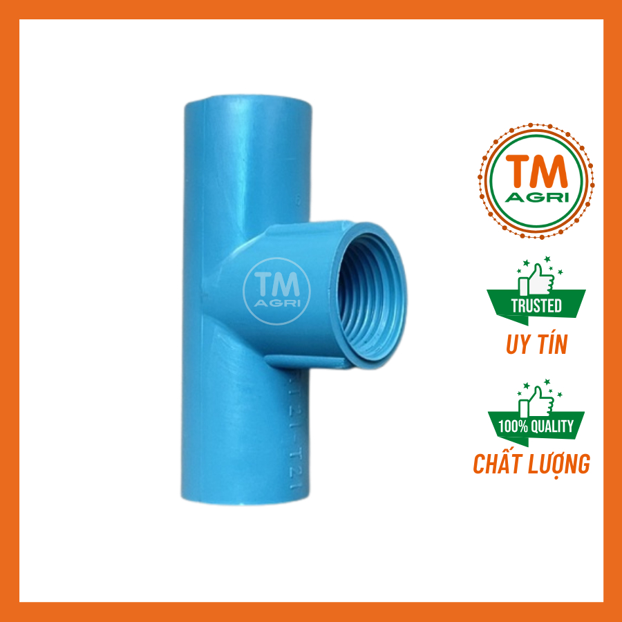[Bịch 50 cái] Tê PVC 21 (T 21 PVC) hoặc tê PVC 27 (T 27 PVC) ra ren ...