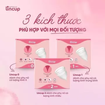 Cốc nguyệt san, cốc nguyệt san Lincup chính hãng Nhập khẩu Mỹ,tiện lợi, an toàn