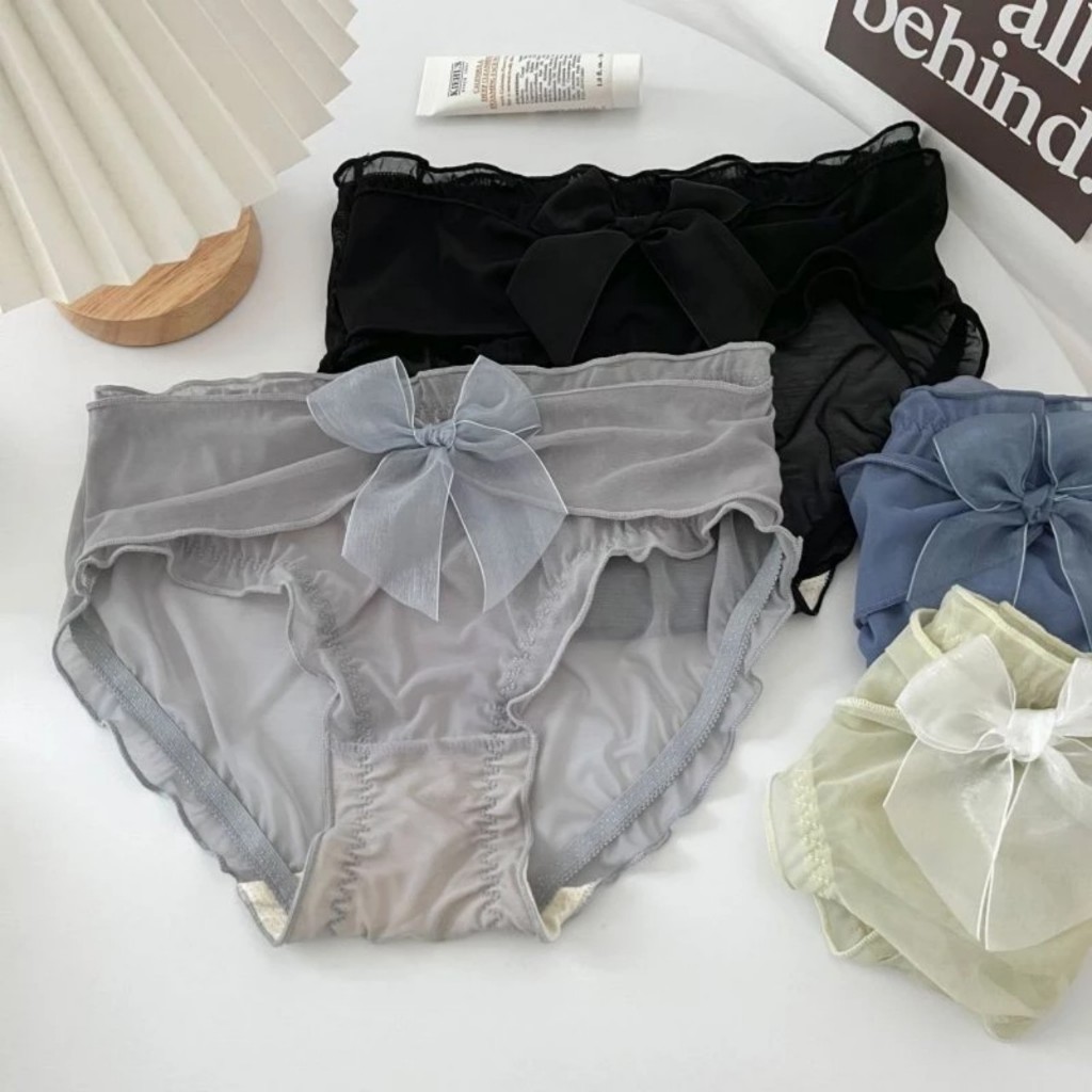 Quần lót ren nữ, Quần lót ren nơ nữ xinh điệu đà cao cấp