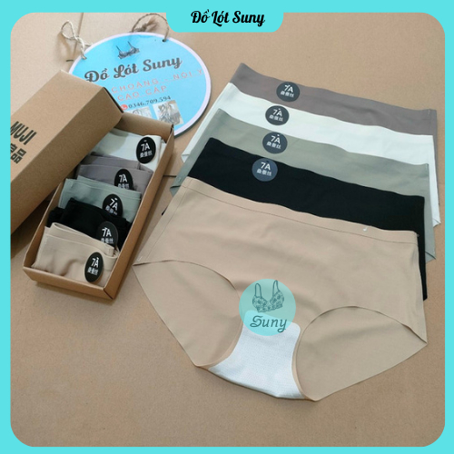 Hộp 5 quần lót nữ, Quần lót su đúc không lộ viền 7A