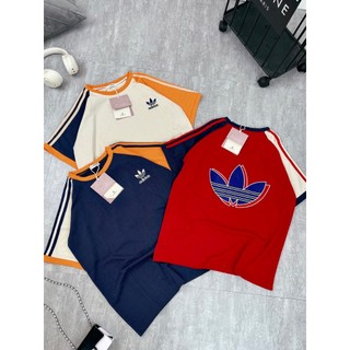 Áo Phông Adidass Form Rộng Giấu Quần Ngắn Tay Áo Thun Nữ Freesize Form Thụng