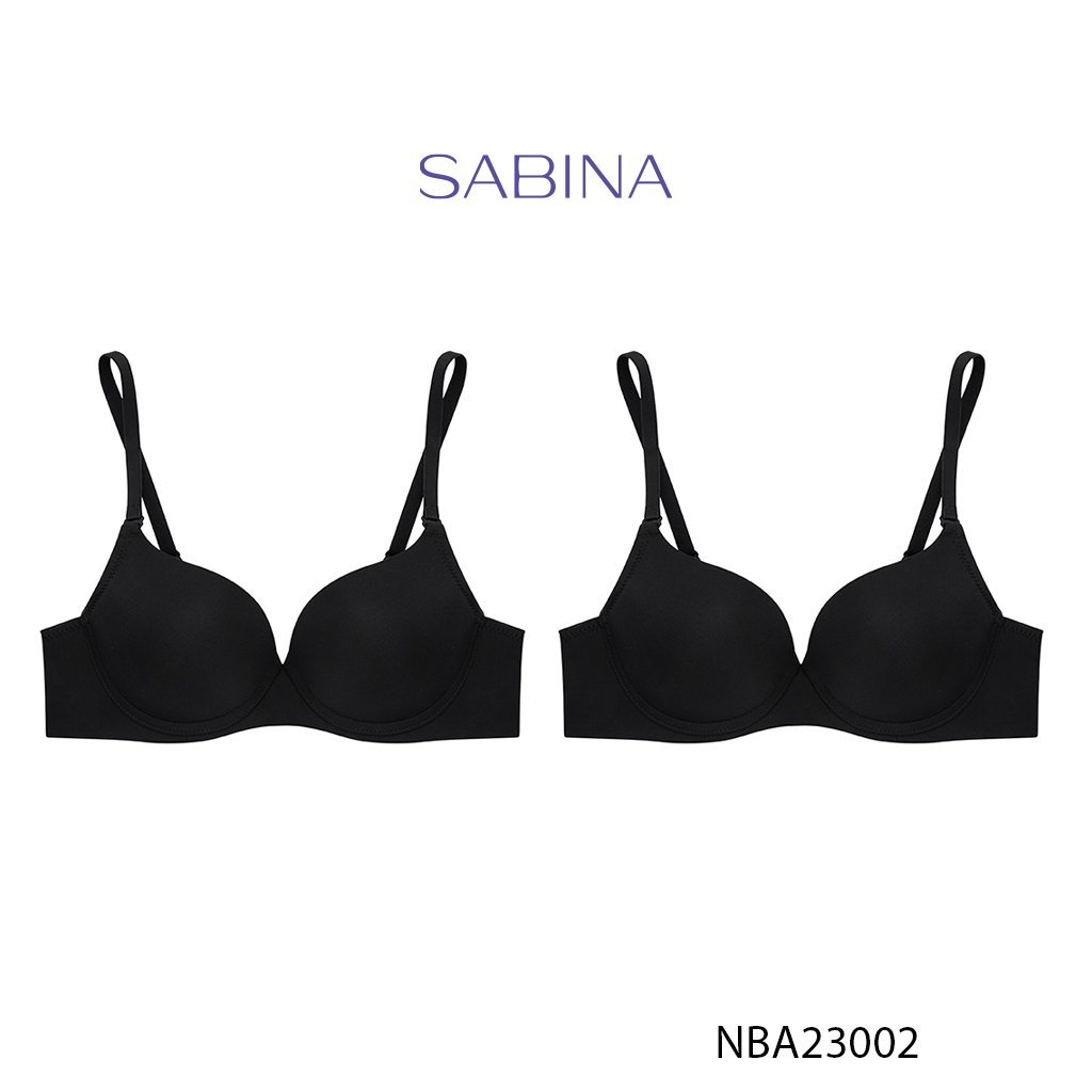 Ảnh Combo 2 Áo Lót Mút Dày Siêu Nâng Ngực Màu Trơn Basic Doomm Doomm By Sabina NBA23002 (tương tự SBA7998) 2