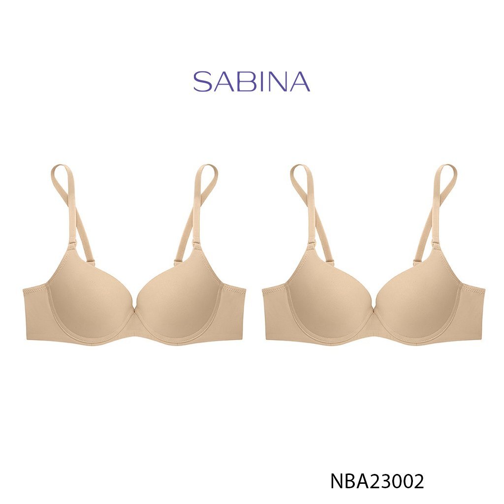 Ảnh Combo 2 Áo Lót Mút Dày Siêu Nâng Ngực Màu Trơn Basic Doomm Doomm By Sabina NBA23002 (tương tự SBA7998) 1