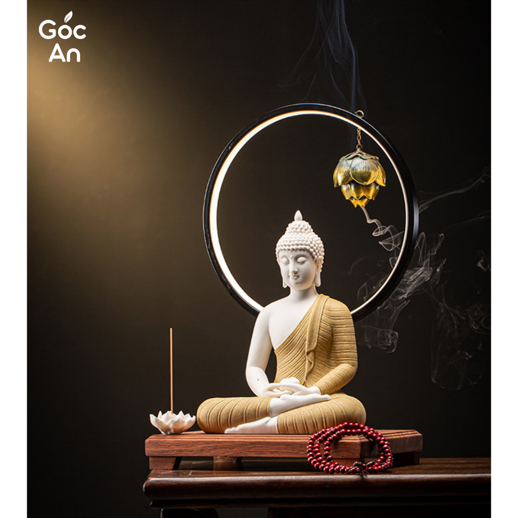 Tượng Phật Thích Ca Mâu Ni Bằng Gốm Tử Sa Cao Cấp, Đặt Bàn Thờ, Trang Trí Phong Thủy, Phòng Thiền