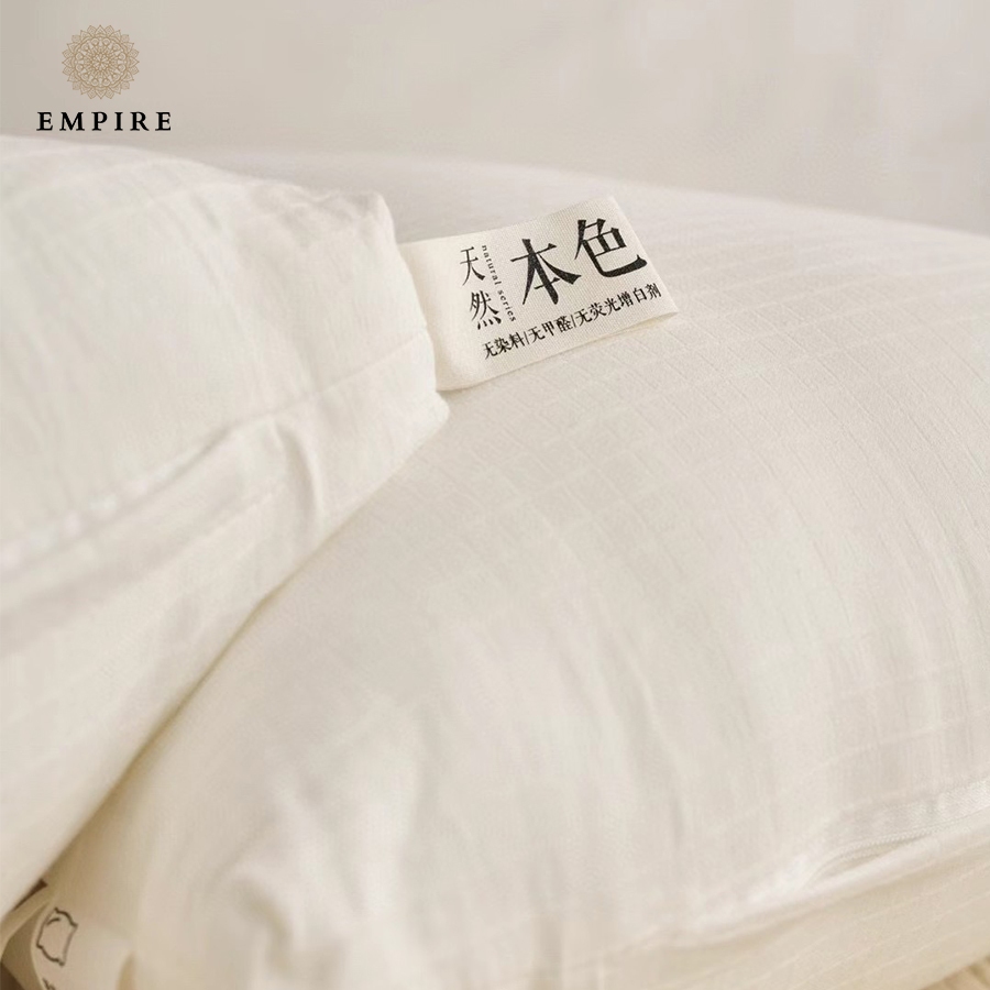 Gối lông vũ Nhật Bản tạo cảm giác êm ái Empire cao cấp chống đau mỏi vai gáy cho người lớn - EMPIRE | Bedding & Decor