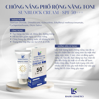 M25 - Chống nắng phổ rộng nâng tone Lkaori (Chính Hãng)