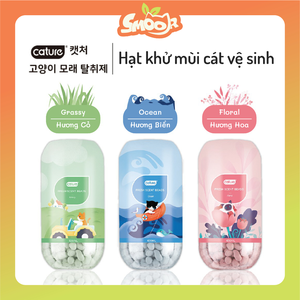 Viên thơm khử mùi Cature - Hạt khử mùi cát vệ sinh | Shopee Việt Nam