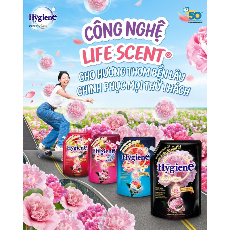 Nước xả vải Hygiene Thái Lan 11000,1100,2000ml,3000ml chính hãng giúp quần áo phẳng phiu, an toàn cho da - HT House