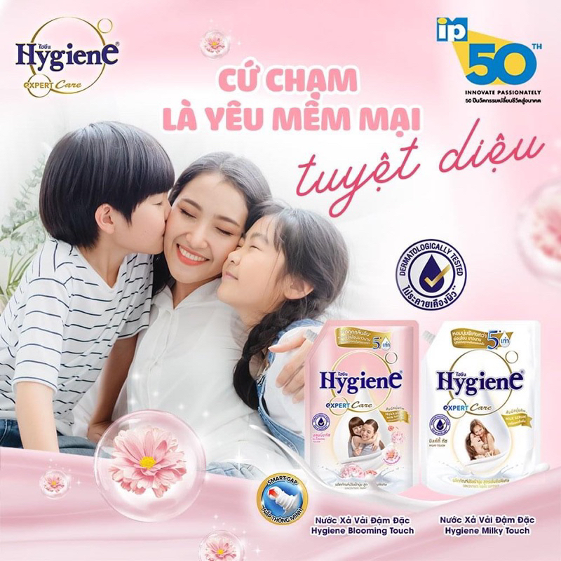 Nước xả vải Hygiene Thái Lan 11000,1100,2000ml,3000ml chính hãng giúp quần áo phẳng phiu, an toàn cho da - HT House