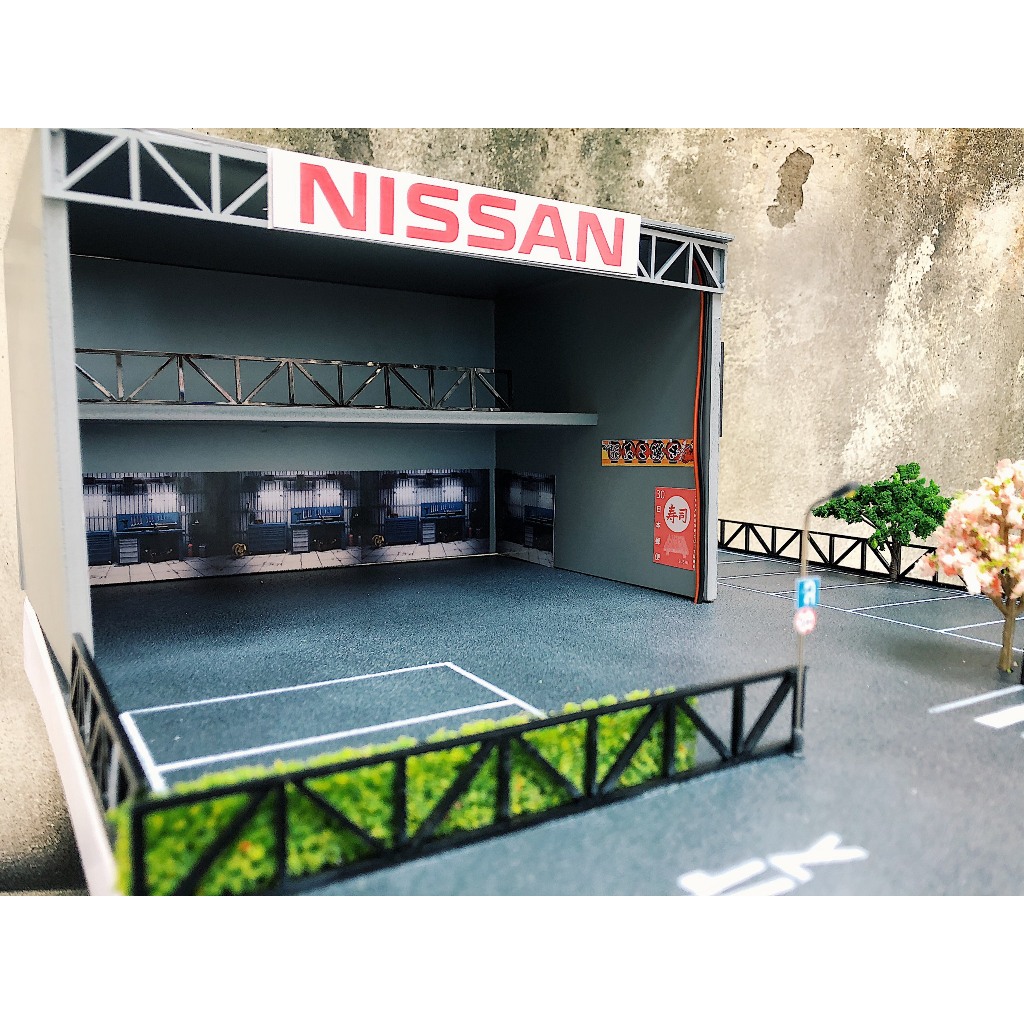Garage dành cho mô hình xe 1/64