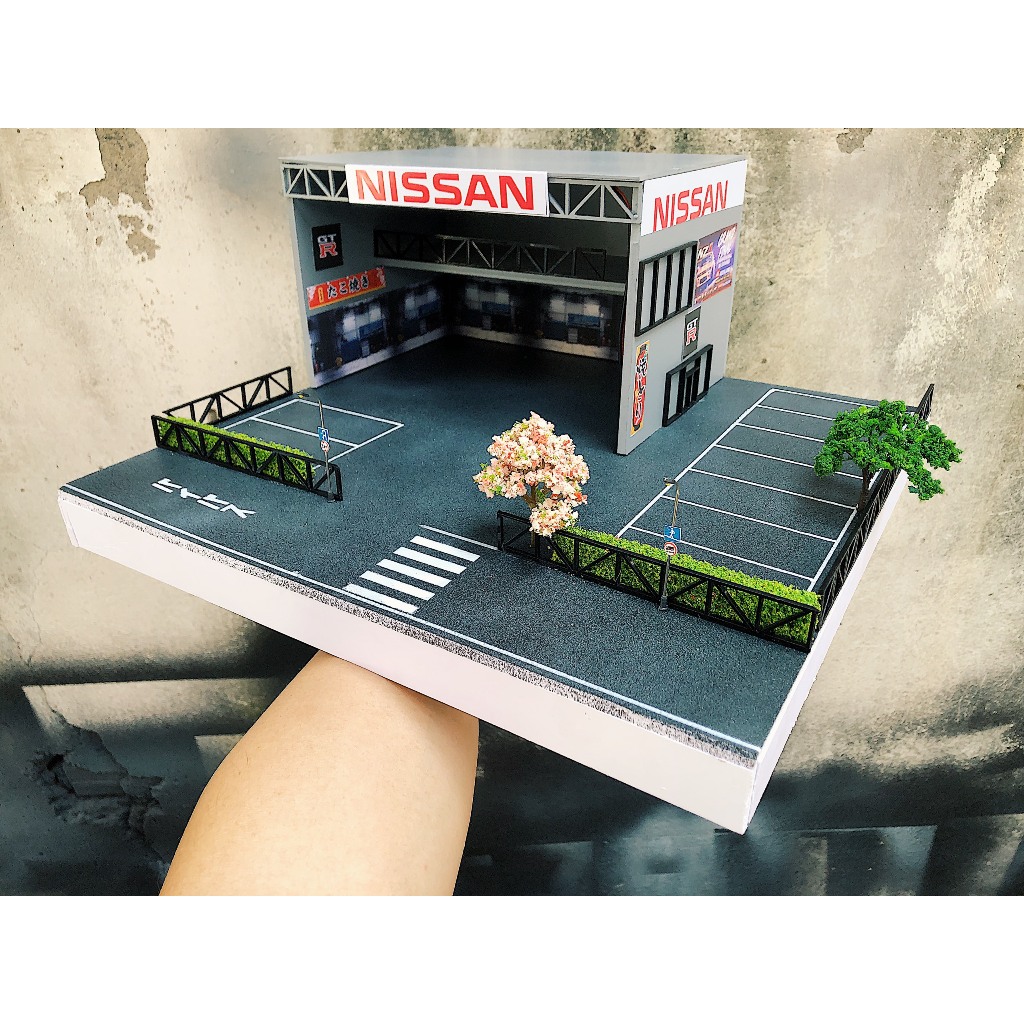 Garage dành cho mô hình xe 1/64