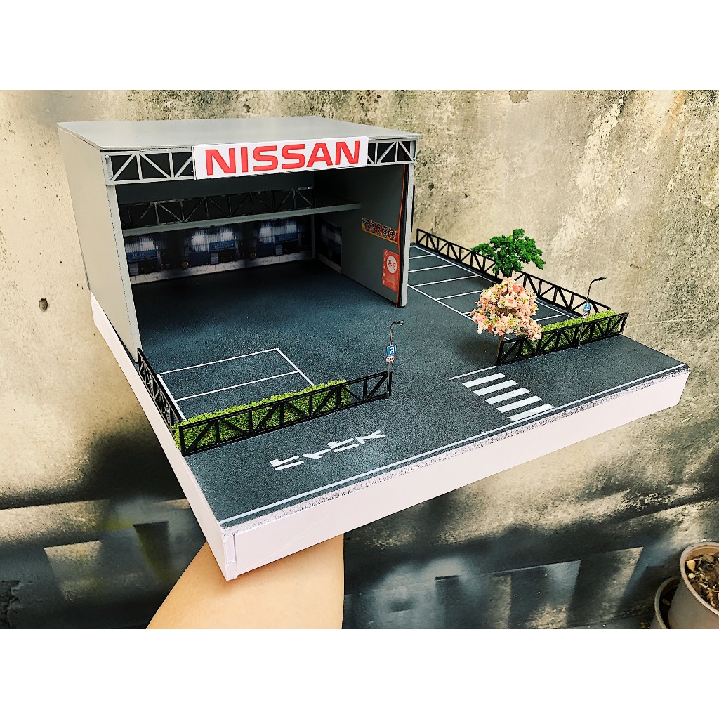Garage dành cho mô hình xe 1/64