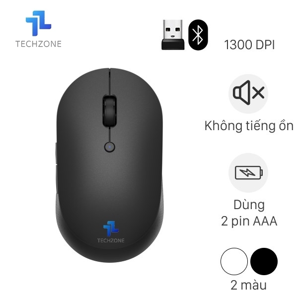 Chuột Gaming Techzone không dây TZ05 nhỏ gọn Tiện Lợi thiết kế 2023 phù ...