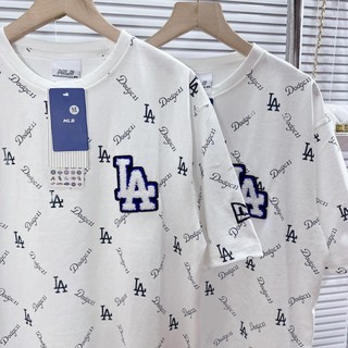 Áo Thun L.A  Vải Cotton Khô, Áo Phông Unisex Nam Nữ-Aó Phông LA In Tràn 2 Mặt Form Rộng Dấu Quần Phong Cách Boy Phố
