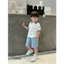 Bộ polo thuyền chất áo polo mềm mát kèm quần kaki cho bé trai đi học đi chơi gồm áo và quần size 9-26kg,quầ