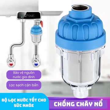 -Bộ Lọc cặn Bình nước nóng - Lọc nước Bình nóng lạnh, Vòi sen, Máy giặt