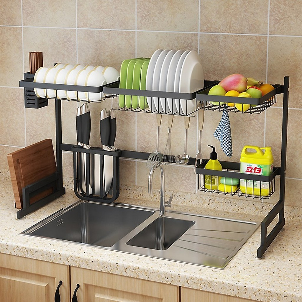 Kệ Bếp - Kệ Chén Inox, Kệ Úp Chén, Kệ Để Chén Bát Trên Bồn Rửa INOX ...