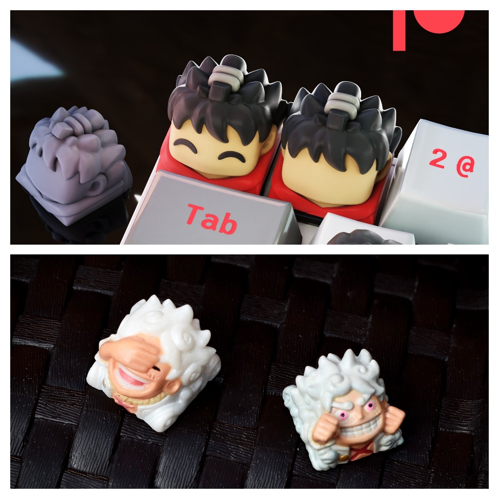 Phôi keycap One Piece/Vua Hải Tặc - Luffy Wano, Luffy Gear 5 | Shopee ...