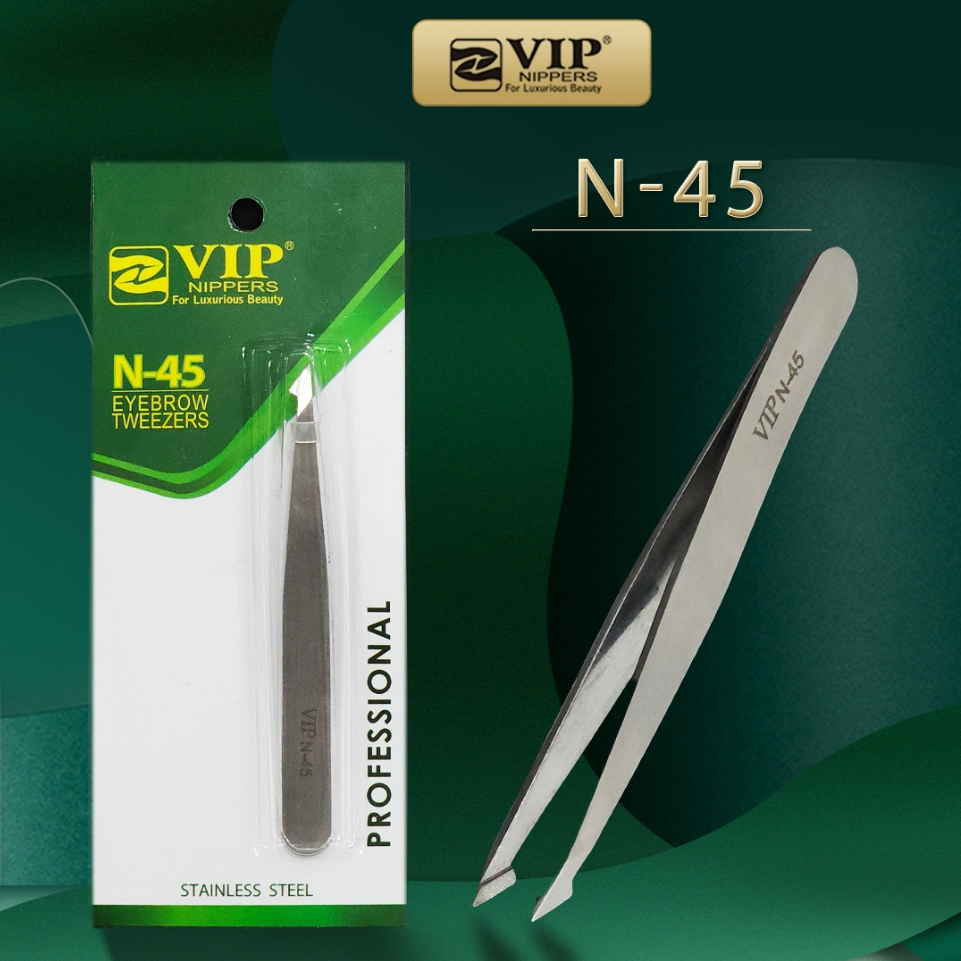 Nhíp Nhổ Lông Mày, Lông Nách, Lông Mũi Inox VIP N-41, N-45, N-35(mã cũ)