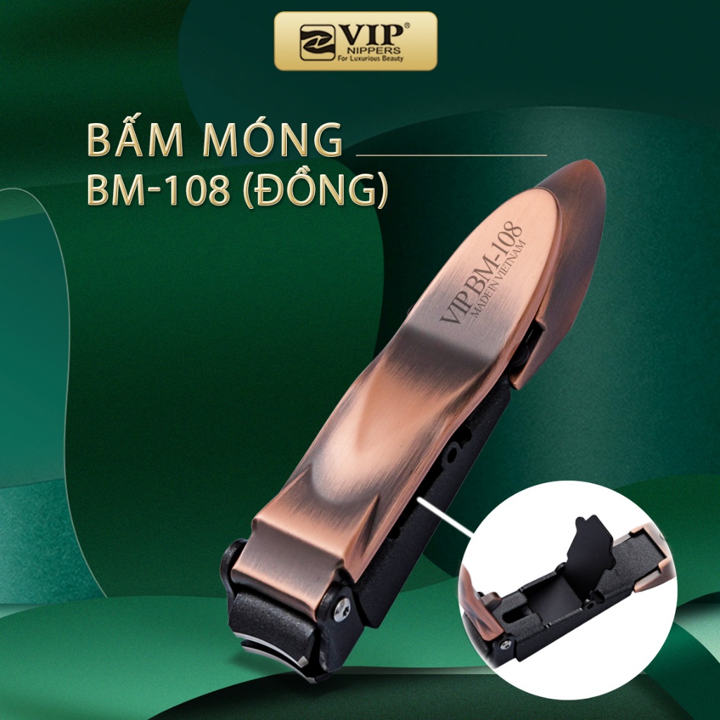 Bấm Móng VIP BM-108 (Tiện Lợi-Có Ngăn Đựng Móng)