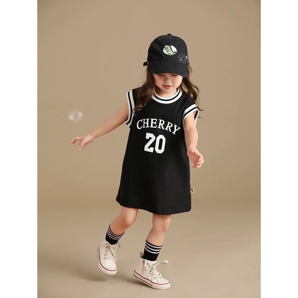 Váy bé gái 3 lỗ nhí chất tixi mềm mát thấm hút mồ hôi sz 9- 35kg