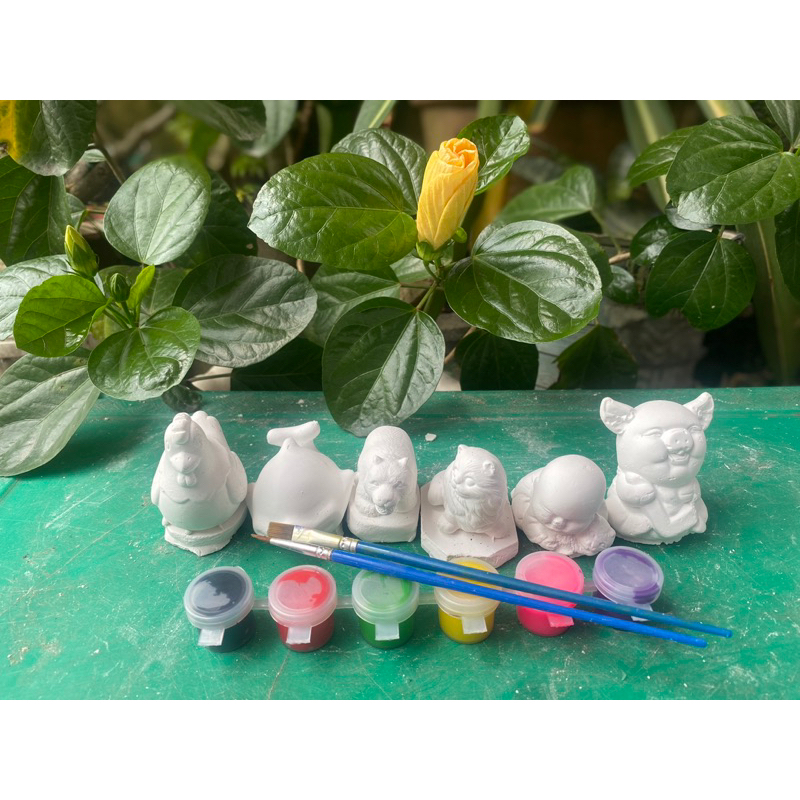combo set 6con 5cm kèm dây màu và cọ 29k