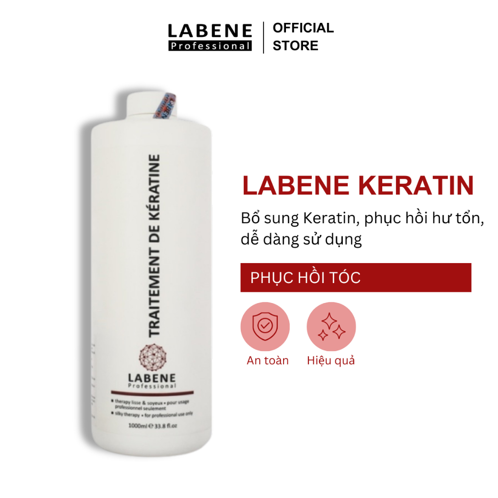 Ảnh Phục Hồi Hư Tổn, Giúp Tóc Thẳng Mượt Labene Keratin Dành Cho Tóc Hư Tổn, Giúp Tóc Bóng Mượt | LABENE OFFICIAL 1