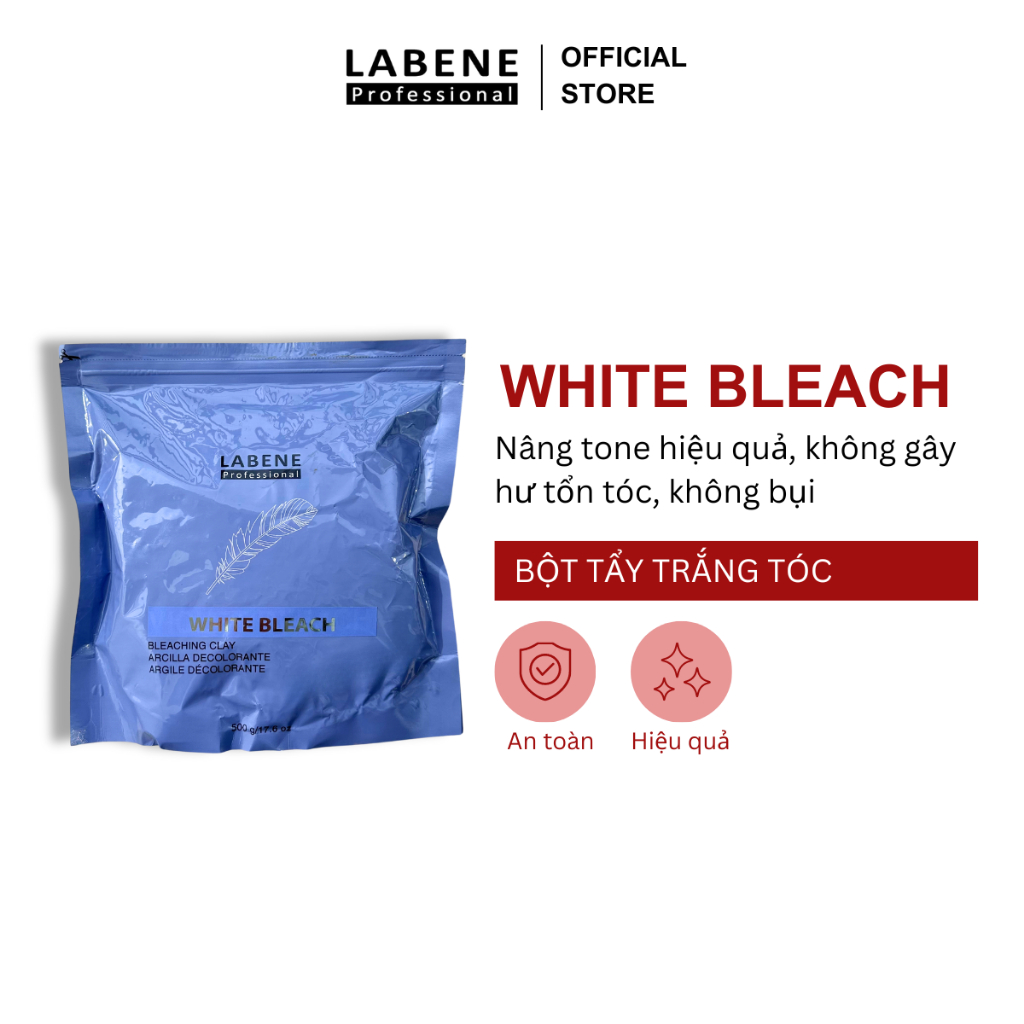 Ảnh Bột Tẩy Trắng Tóc Labene White Bleach Nâng Tone Hiệu Quả, Cho Tóc Tẩy Nhuộm, Không Gây Hư Tổn Tóc | LABENE OFFICIAL 1