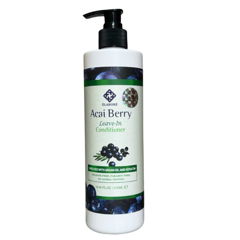 Kem dưỡng xả khô tạo kiểu tóc xoăn Hàn Quốc Livegain Acai Berry Leave in Conditioner 475ml