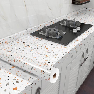 Cuộn 10M Decal tráng nhôm dán tường vân đá giấy dán bếp dán bàn tủ chống nước khổ rộng 60cm chống nước và chịu nhiệt cao