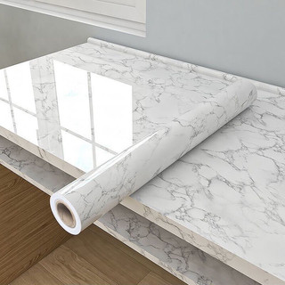 Cuộn 10M Decal tráng nhôm dán tường vân đá giấy dán bếp dán bàn tủ chống nước khổ rộng 60cm chống nước và chịu nhiệt cao