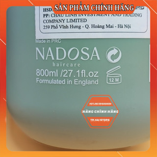 [Hàng Chuẩn] Cặp dầu gội xả NADOSA 800ml Phục Hồi Ngăn Tóc Gãy Rụng , Siêu Mềm Mượt Tóc