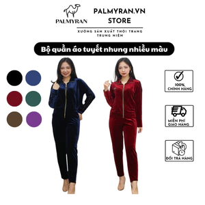 Bộ quần áo nhung tuyết cao cấp palmyran NT01