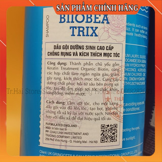 [Hàng Chuẩn] Cặp Dầu Gội Collagen Biiobea Trix Ngăn Ngừa Tóc Gãy Rụng Kích Thích Mọc Tóc