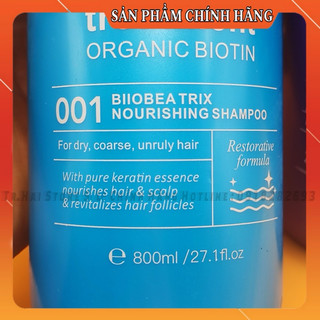 [Hàng Chuẩn] Cặp Dầu Gội Collagen Biiobea Trix Ngăn Ngừa Tóc Gãy Rụng Kích Thích Mọc Tóc