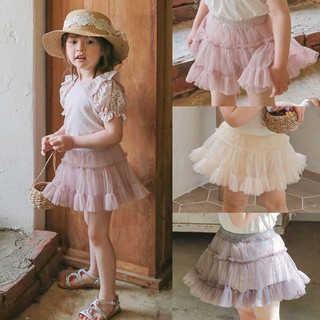 𝐀𝐩𝐫𝐢𝐥 𝐛𝐞́𝐛𝐞́ - Strawberry chân váy xòe tutu xếp ly bồng bềnh cho bé gái, kiểu công chúa mùa Hè