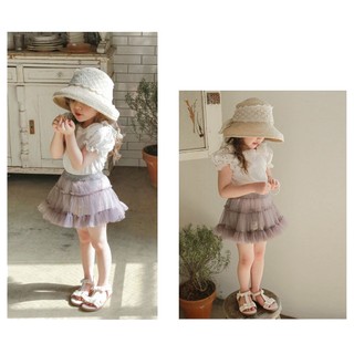 𝐀𝐩𝐫𝐢𝐥 𝐛𝐞́𝐛𝐞́ - Strawberry chân váy xòe tutu xếp ly bồng bềnh cho bé gái, kiểu công chúa mùa Hè