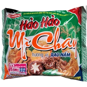Thùng 30 gói mì chay Hảo Hảo hương vị Rau Nấm 74gr