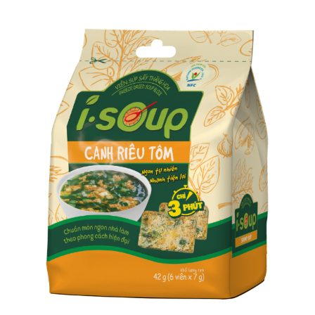 [MỚI NHẤT] Canh Ăn Liền I-Soup Rau Ngót Nấu Thịt/Rau Củ Nấm/Cải Chua ...
