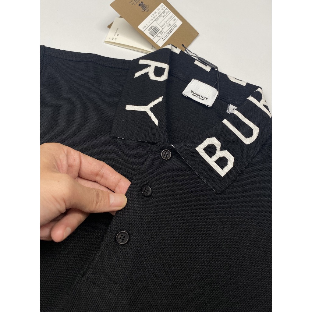 Áo thun Polo BB'R nam có cổ trắng , đen Bản LA ( chữ cổ) | Shopee Việt Nam