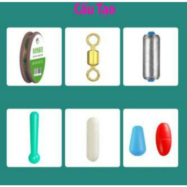 [COMBO 5 CÁI] Dây trục câu đài buộc sẵn cước câu cá tàng hình, cước câu cá giá rẻ | Đồ câu Ori