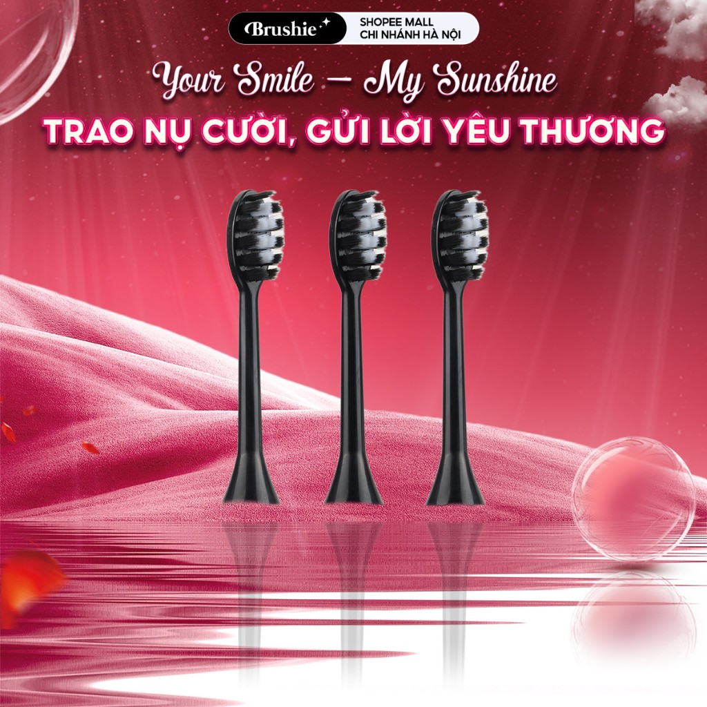 Ảnh Set 3 đầu bàn chải thay thế Brushie siêu tiết kiệm 1