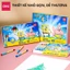 Bút Sáp Màu Nến Bọt Biển Cho Bé Deli - 16/24 Màu Tươi Đậm Ít Vụn An Toàn Với Trẻ Nhỏ Tô Màu Vẽ Tranh Mỹ Thuật