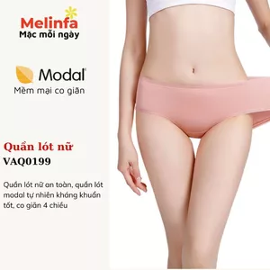 Quần lót nữ an toàn kháng khuẩn vải Modal ( gỗ Sồi) tự nhiên thoáng mát co giãn 4 chiều mã VAQ0199