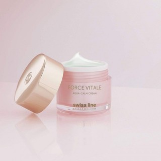 Kem hỗ trợ & nuôi dưỡng da nhạy cảm Swissline Force Vitale Aqua-Calm Cream