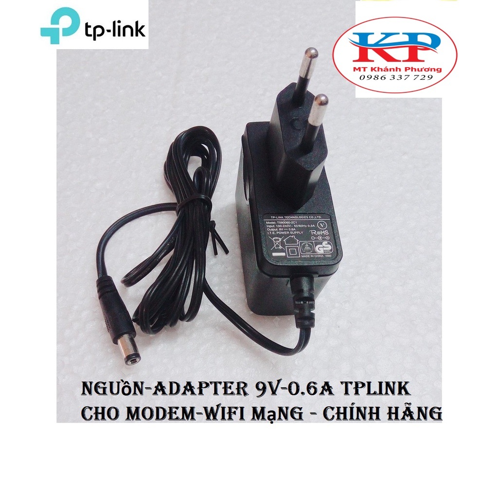Nguồn adapter 9V-0.6A - 5v-0.6A Tplink dành cho Wifi modem mạng tenda ...