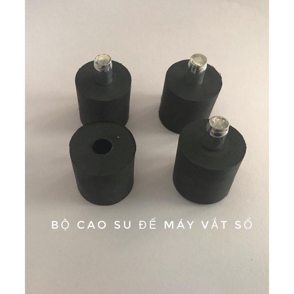 (Combo 4 Cái) Bộ Cao Su Chân Đế Máy Vắt Sổ, Trần Đè – Phụ Kiện Máy May Công Nghiệp